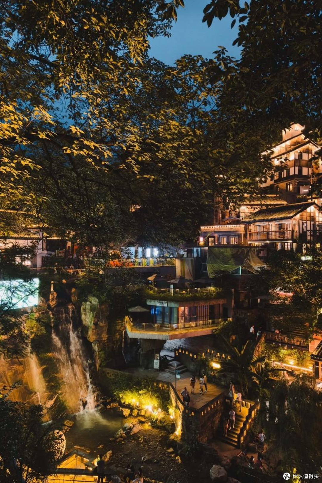观重庆夜景，夜游下浩里
