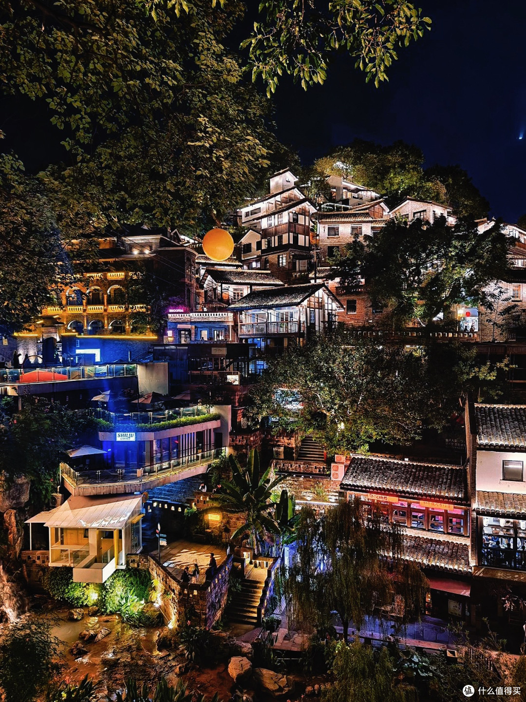 观重庆夜景，夜游下浩里