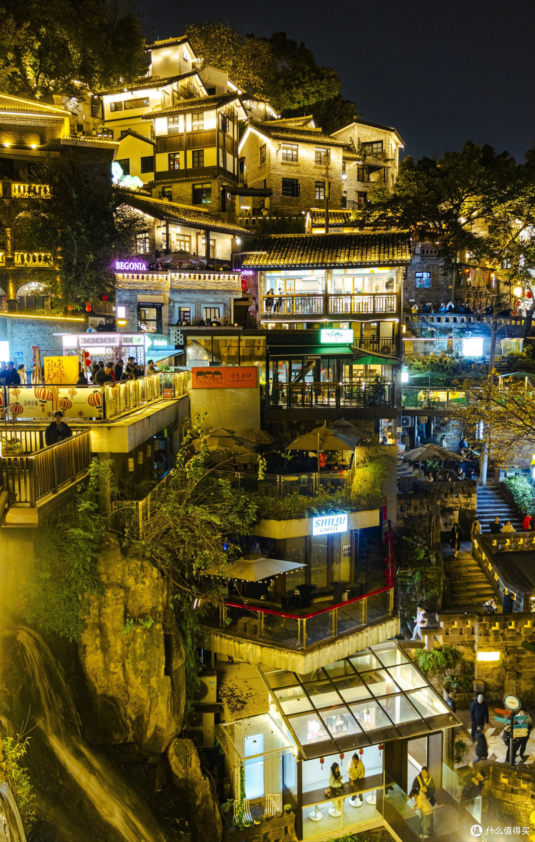 观重庆夜景，夜游下浩里