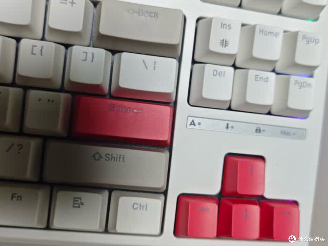 百元级机械键盘,RK R87红键帽 + RGB 双侧灯!