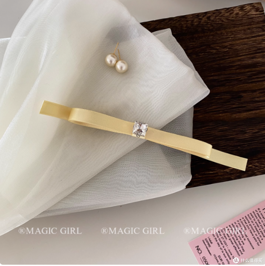 MAGICGIRL 魔丽少女黄色蝴蝶结发夹，解锁你的甜美新风格