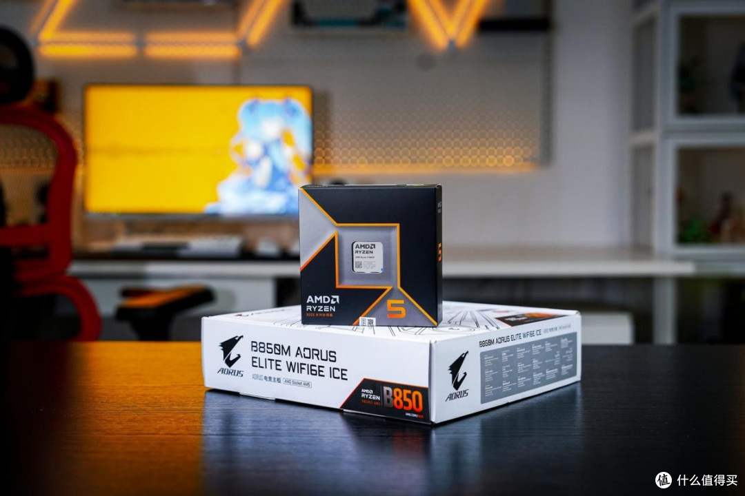纯白AMD平台装机分享：9600X搭配技嘉B850M+星耀RTX5070显卡