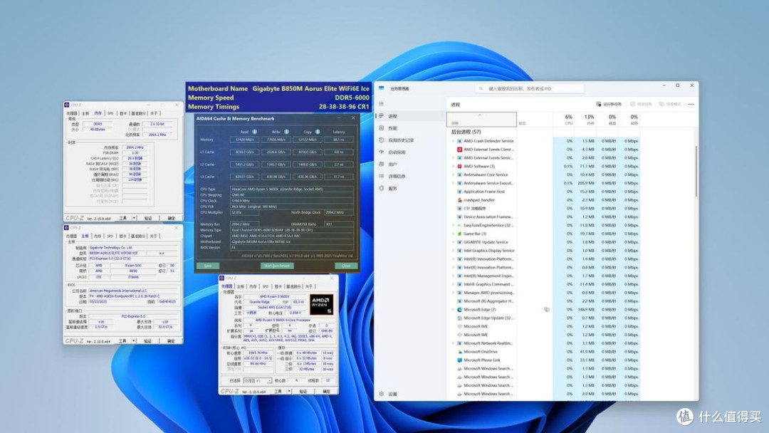 纯白AMD平台装机分享：9600X搭配技嘉B850M+星耀RTX5070显卡