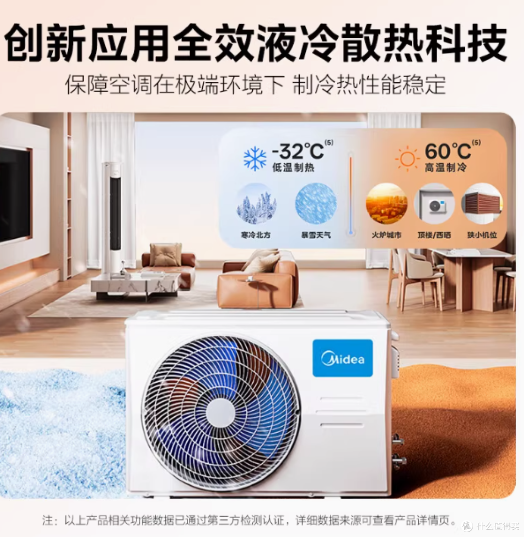 美的智行二代 3 匹 2 匹空调，家居冷暖新宠！