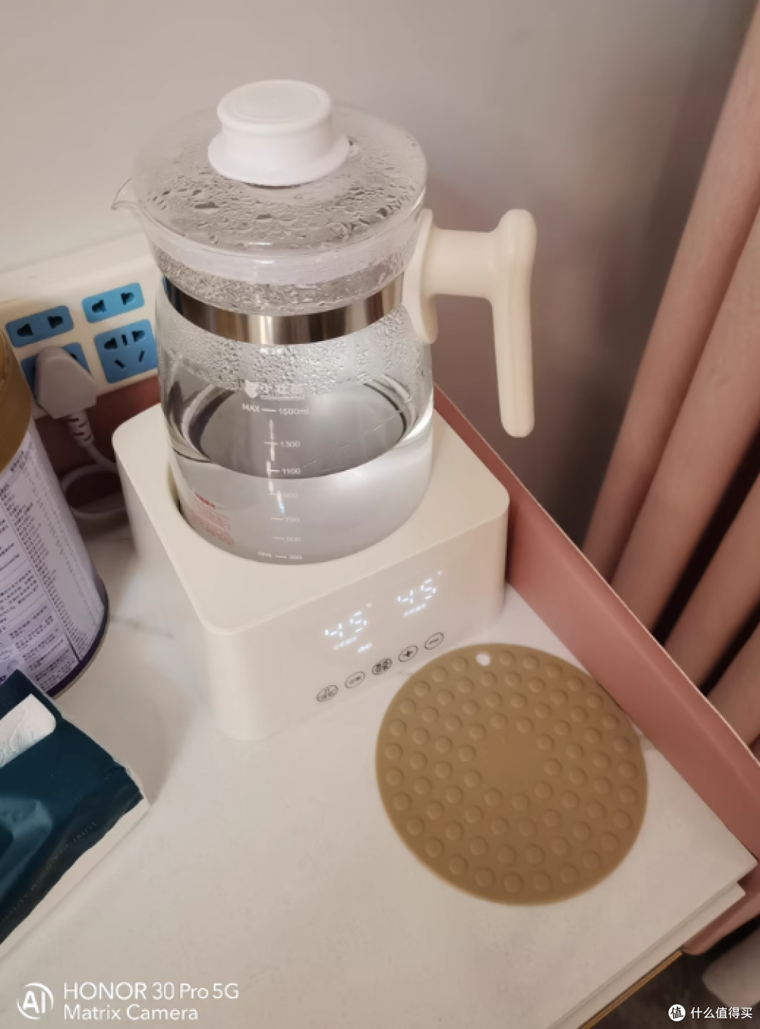 小壮熊全玻璃恒温壶:品质生活的贴心之选