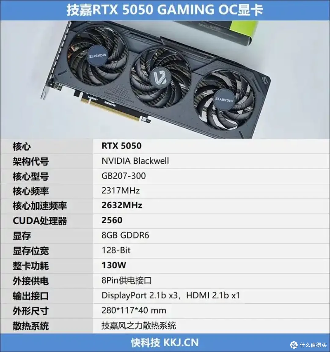 技嘉RTX 5050 GAMING OC显卡评测:升级DLSS 4的新版“RTX 4060”