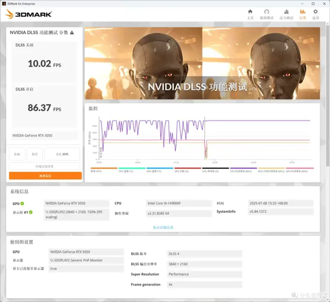 技嘉RTX 5050 GAMING OC显卡评测:升级DLSS 4的新版“RTX 4060”