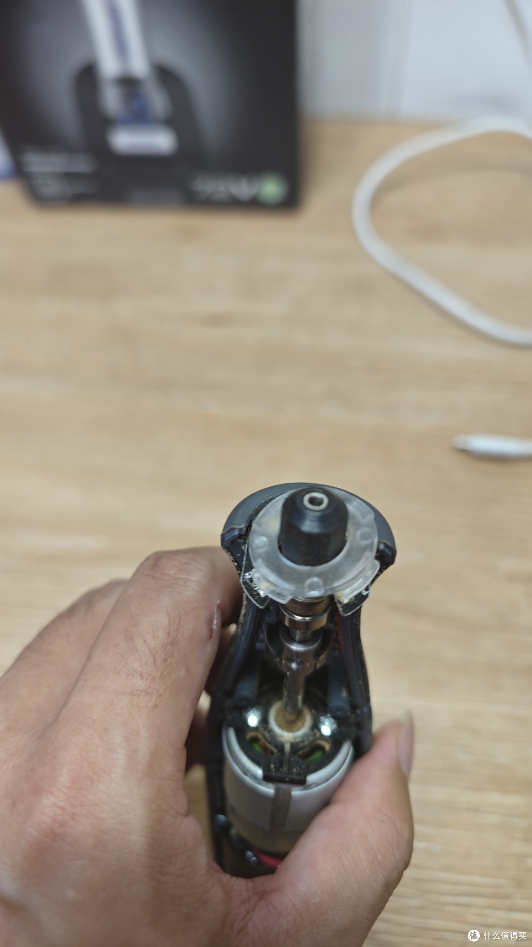 电磨头部的led灯