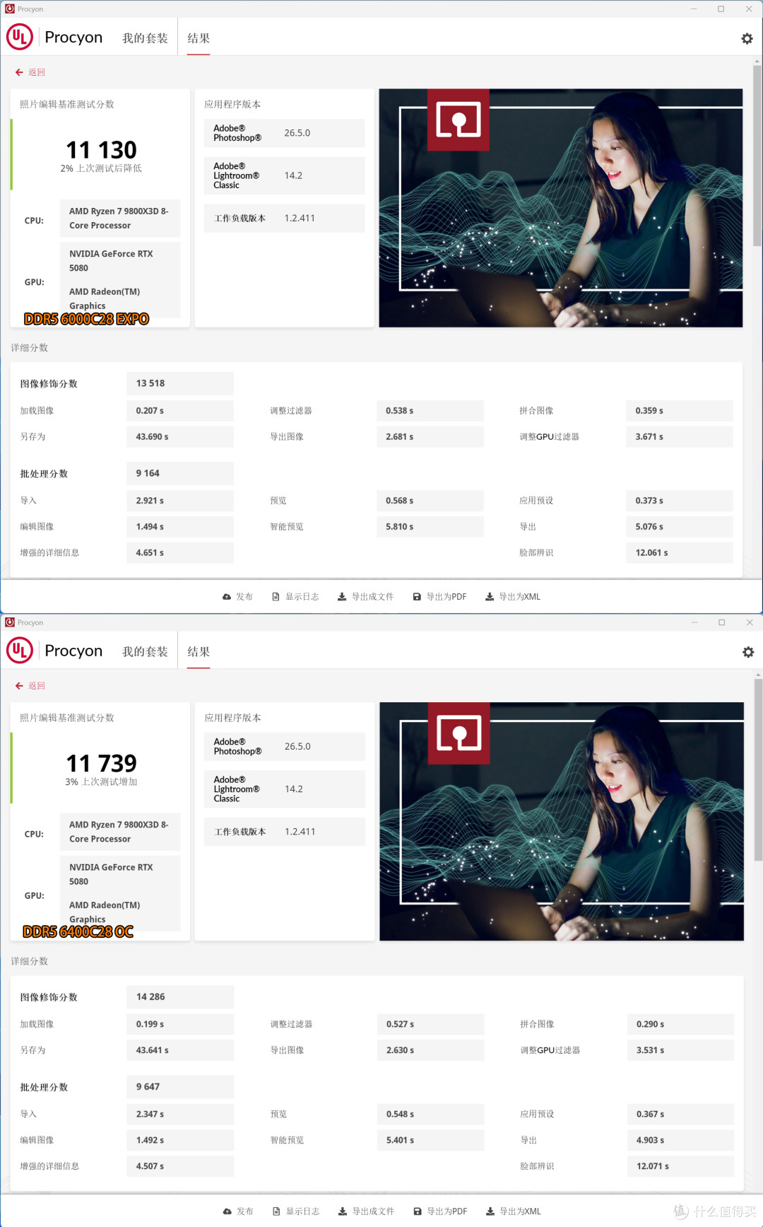 金百达星刃RGB 6000C28 48GB评测,轻松超6400C28性能追赶A-Die!