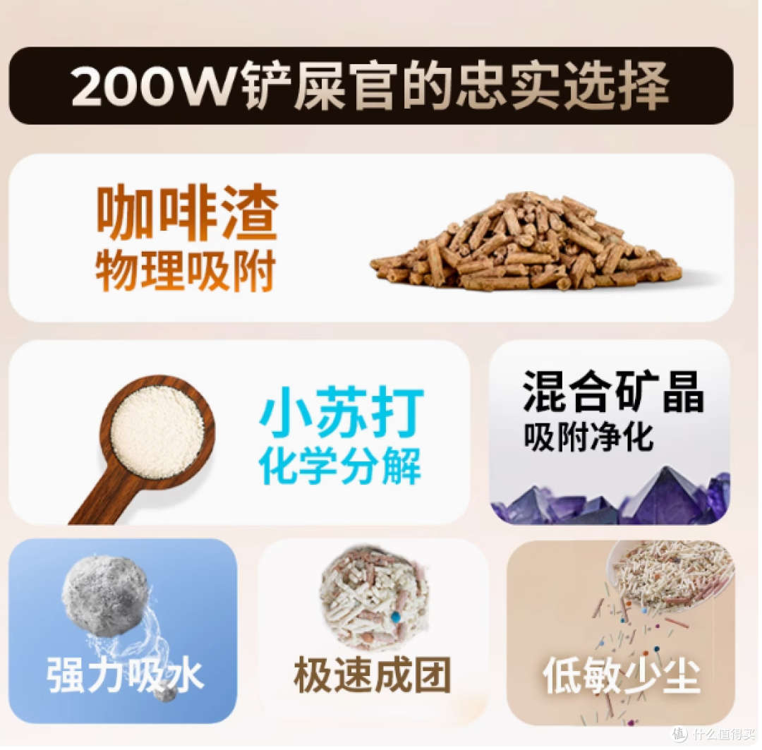 肉垫旗舰店咖啡渣小苏打豆腐膨润土混合猫砂:开启猫咪如厕新体验