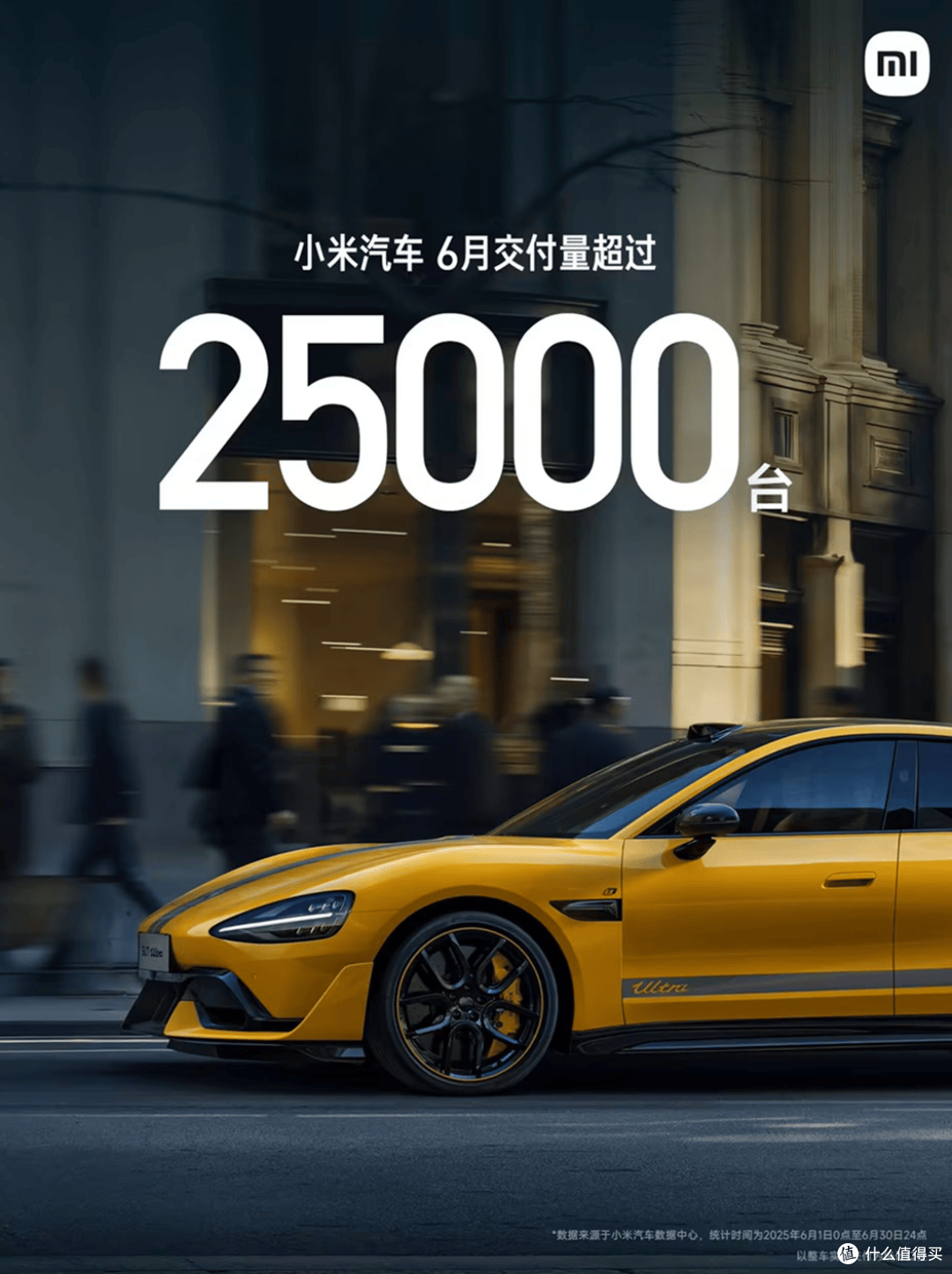 小米汽车今年6月新车交付超2.5万辆