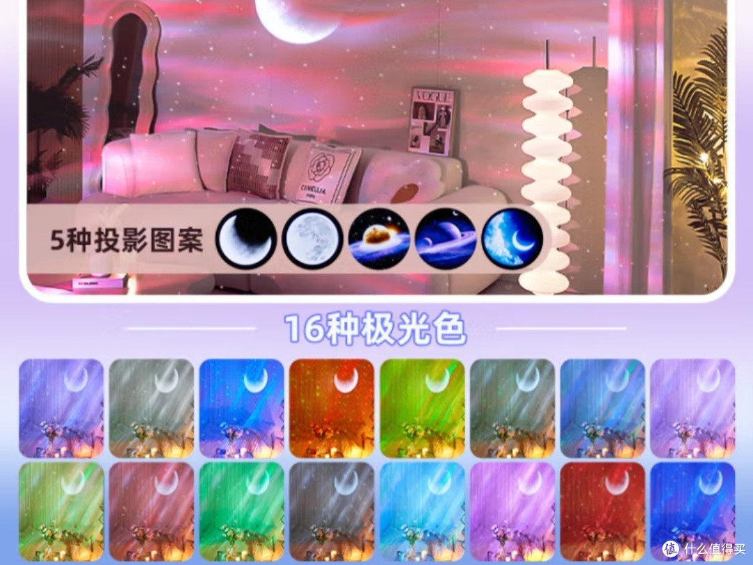 卧室星空投影灯,营造温馨睡眠环境