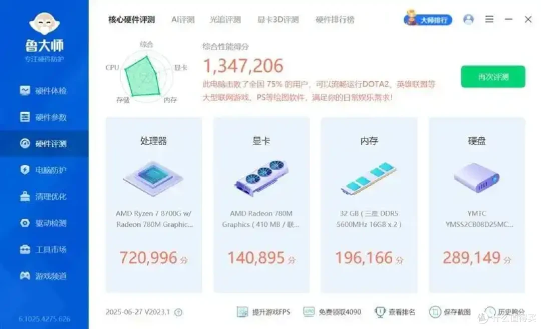 锐龙7 8700G商用机大战酷睿i7-14700:几乎全程碾压