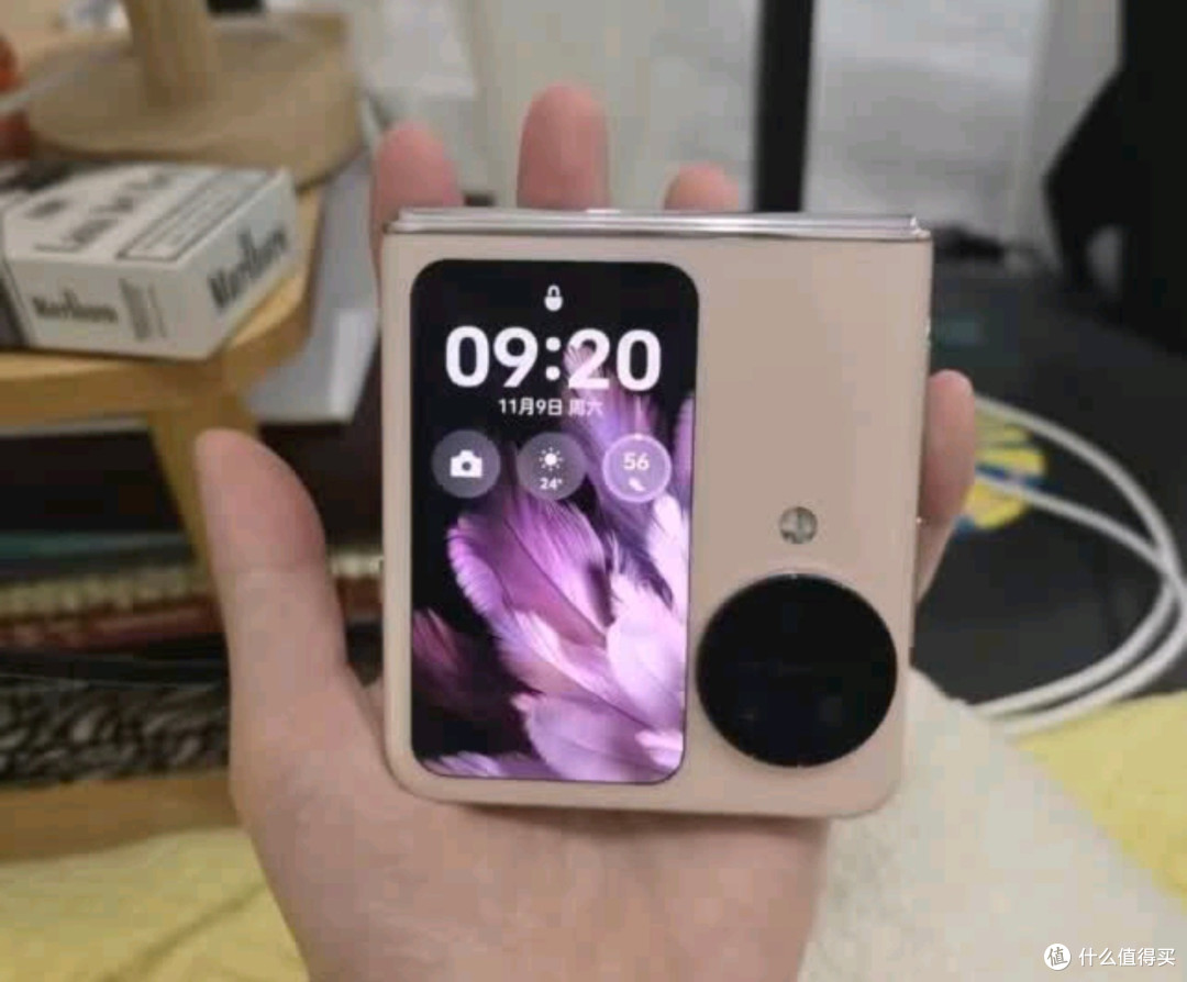 OPPO Find N3 Flip薄雾玫瑰:小折叠屏里的梦幻之选