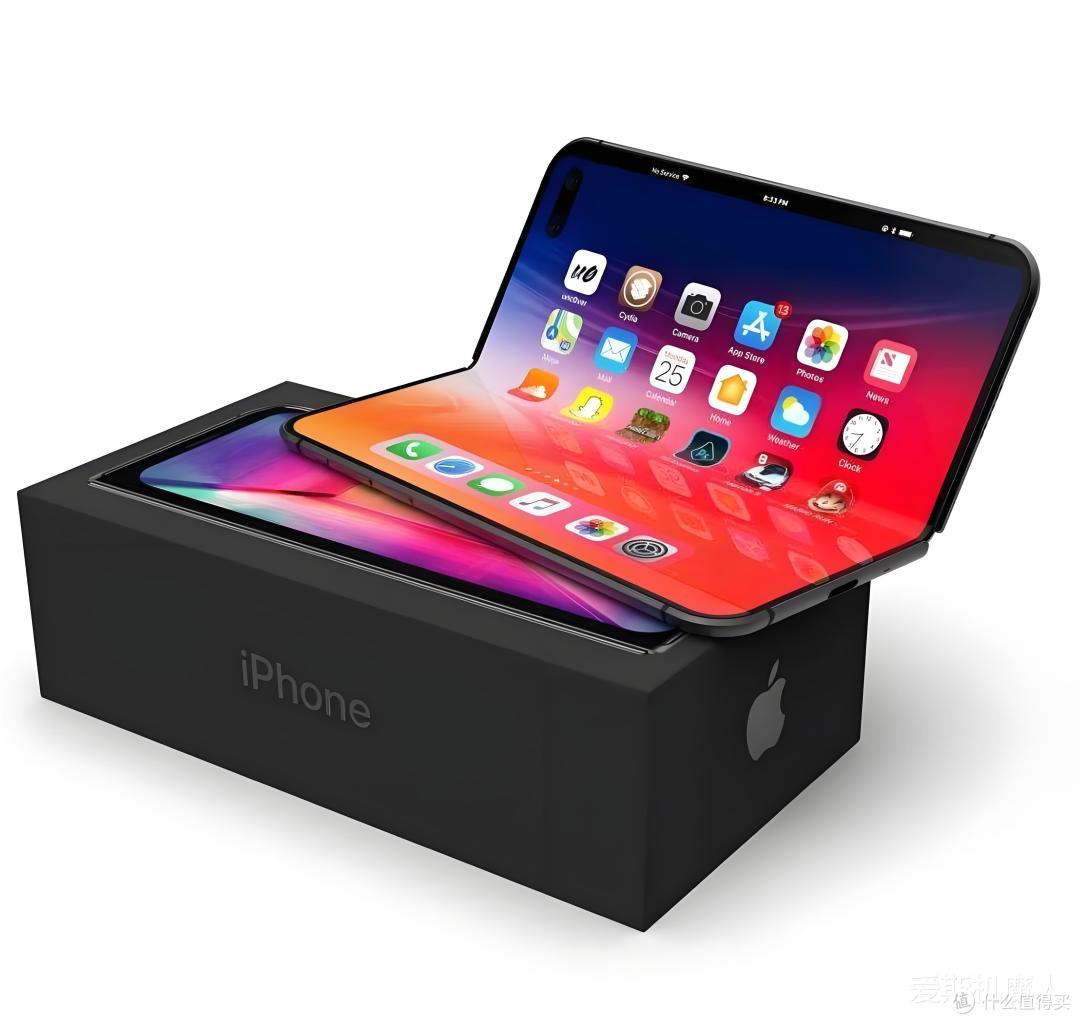 苹果折叠屏iPhone曝光:7.6英寸“无折痕巨屏”,售价或破2千美元