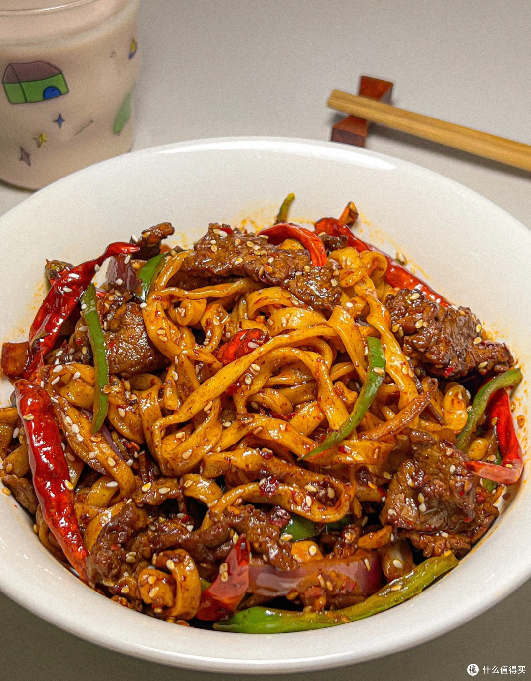 一人食|我的幸福晚餐·͜·♡ 干煸炒面