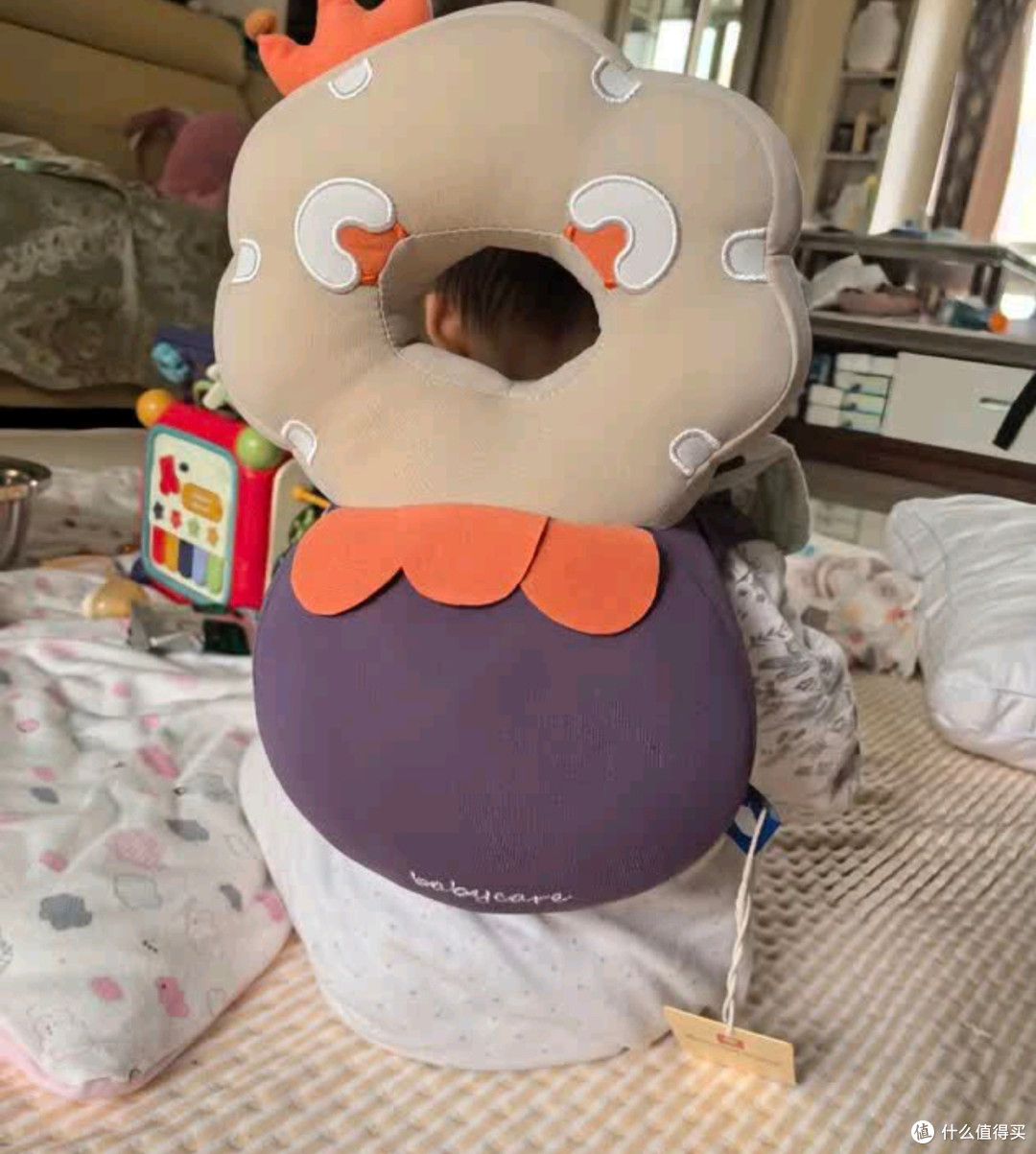babycare奥尼克狮子防摔枕:学步期宝宝的"头部小卫士"