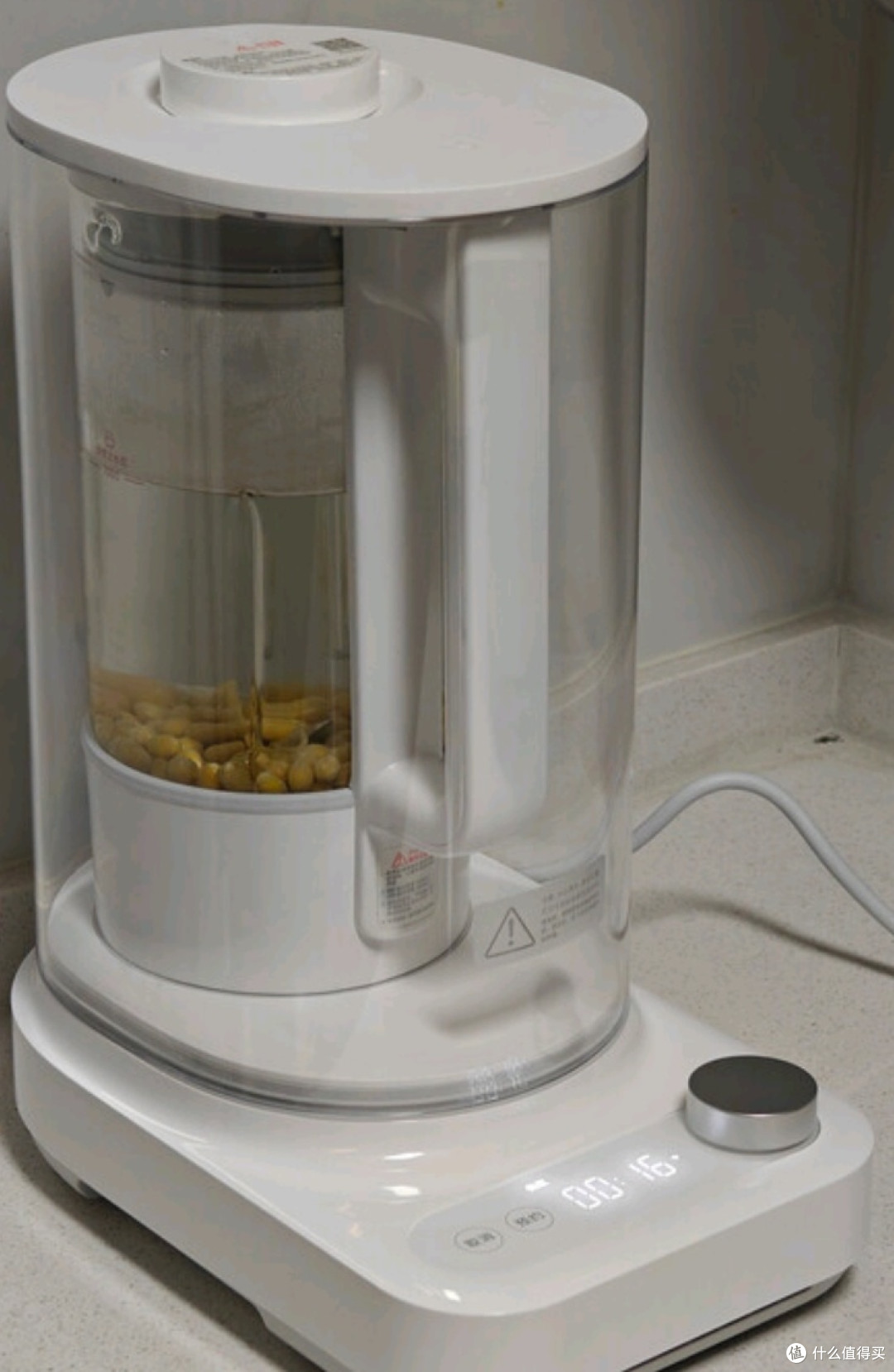 米家小米智能轻音变频破壁机P1 豆浆机榨汁料理 免煮1.5L
