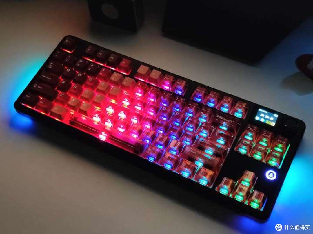 从桌搭神器到全能选手，黑爵 MK87 三模键盘体验记