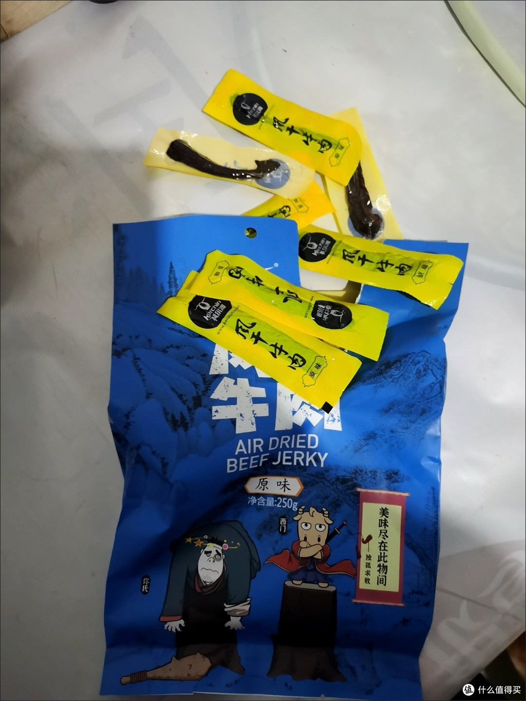 一口穿越草原!科尔沁风干牛肉干成了我的追剧必备