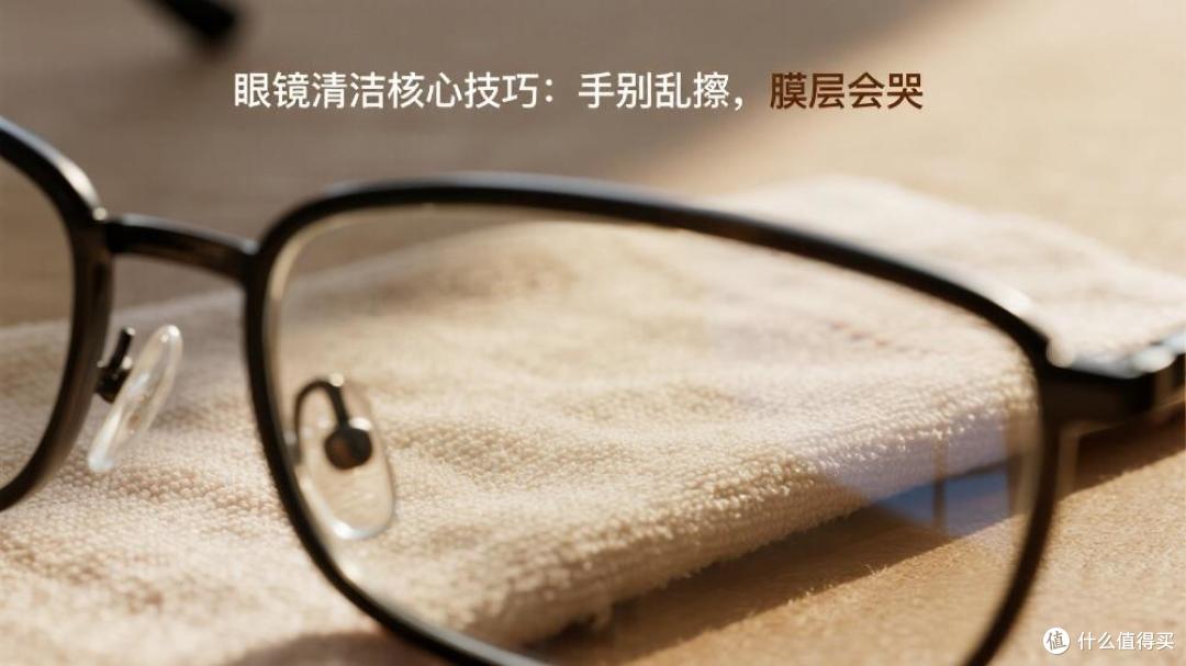 保养黄经法则:要想眼镜和镜片使用周期长,必要的保养可不能少。
