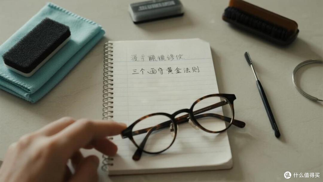 保养黄经法则:要想眼镜和镜片使用周期长,必要的保养可不能少。