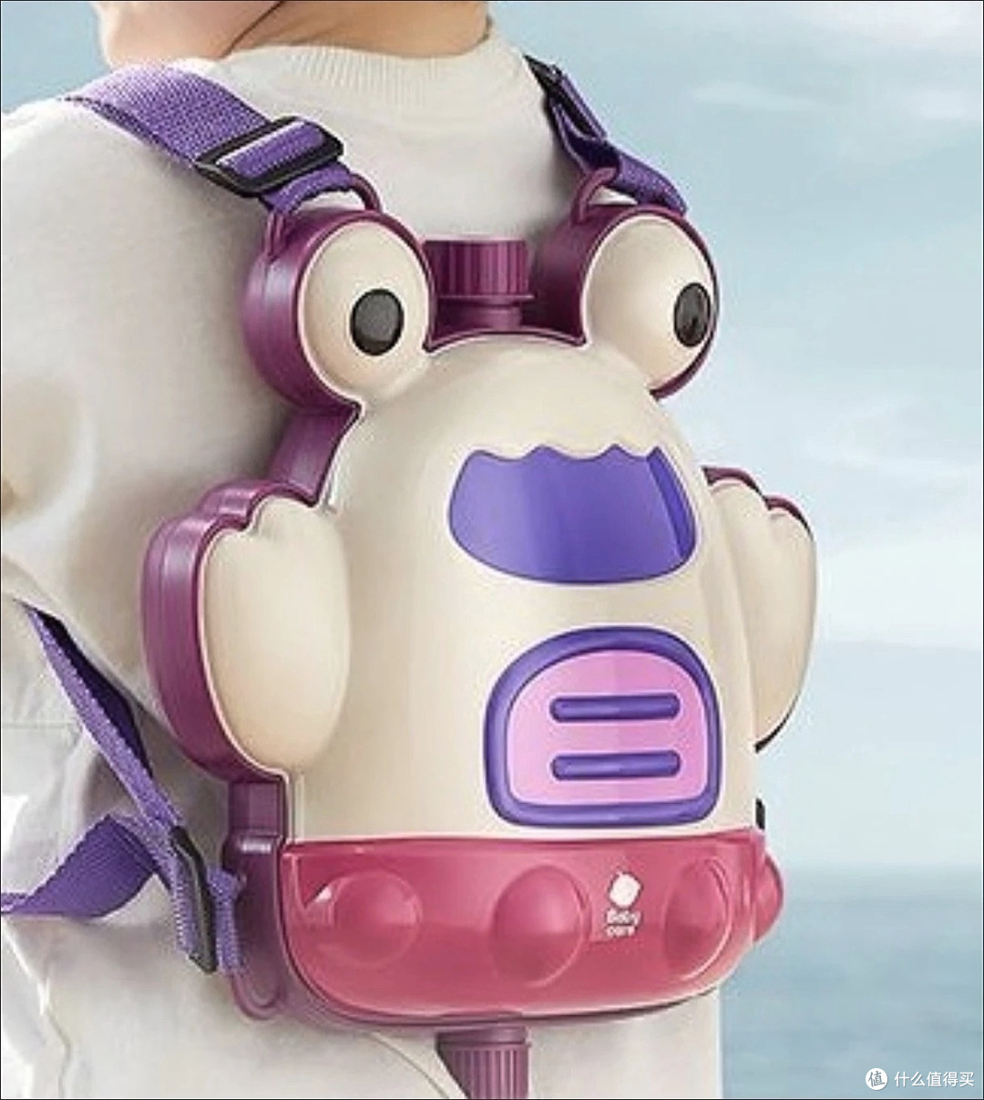 夏日玩水c位babycare电动背包水枪承包全家快乐
