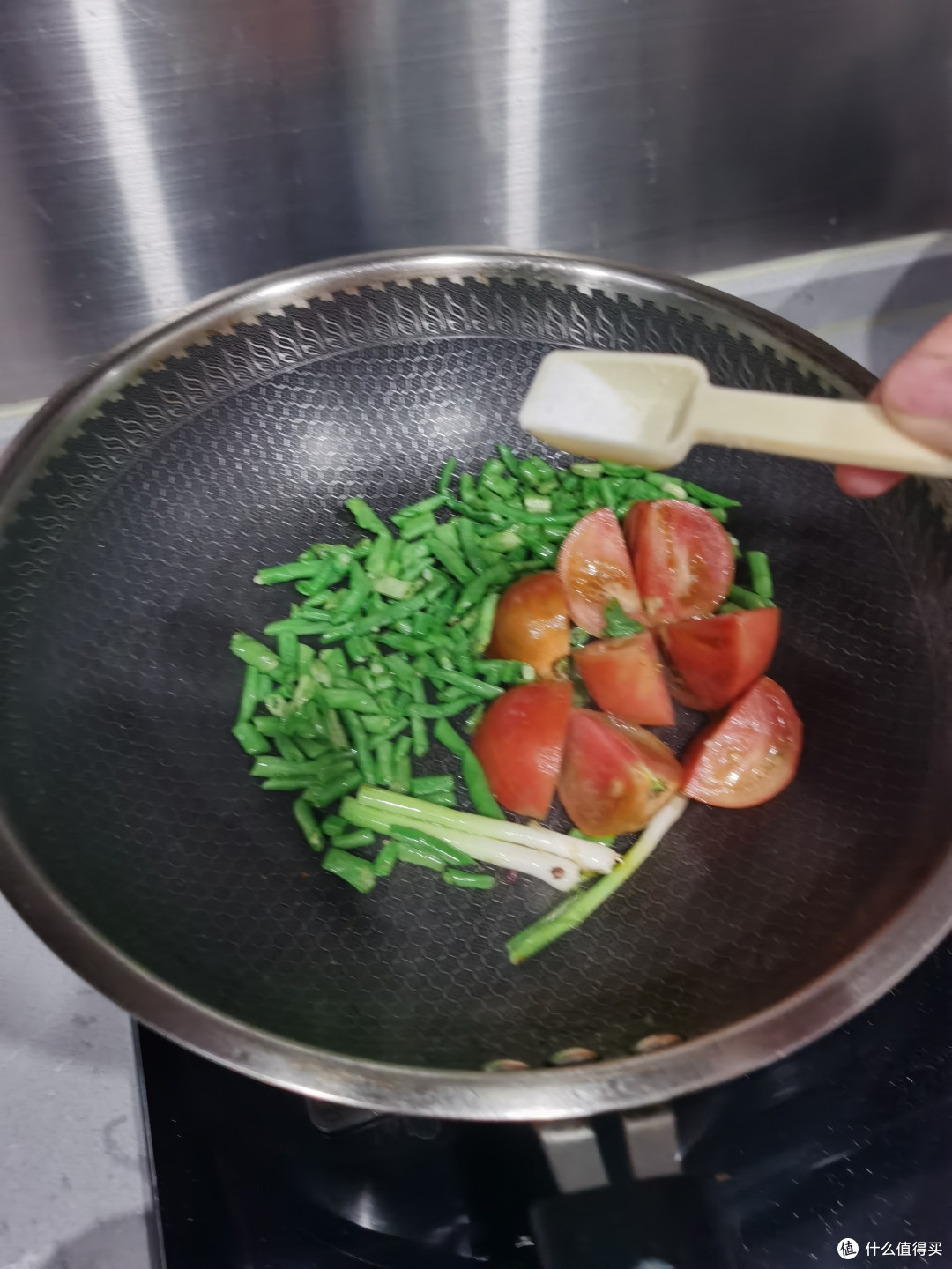 茄汁豇豆碎莜面鱼鱼:牙口儿友好,胃口就好,吃嘛嘛香