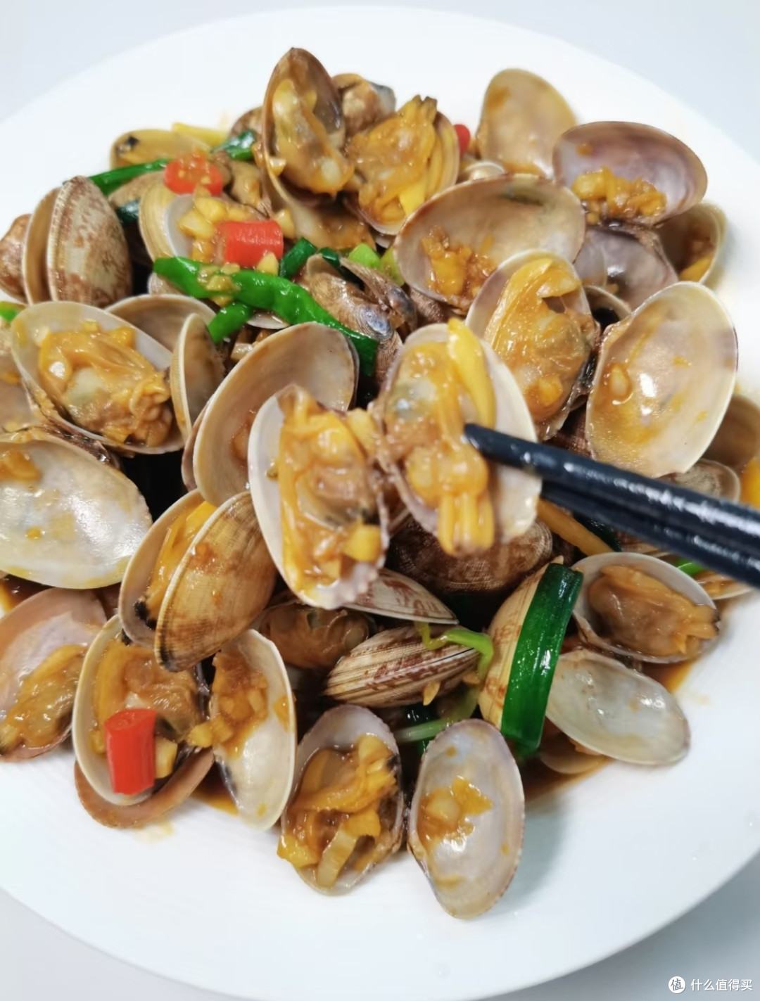  肉嫩汁鲜的豉椒花甲，你吃过没？