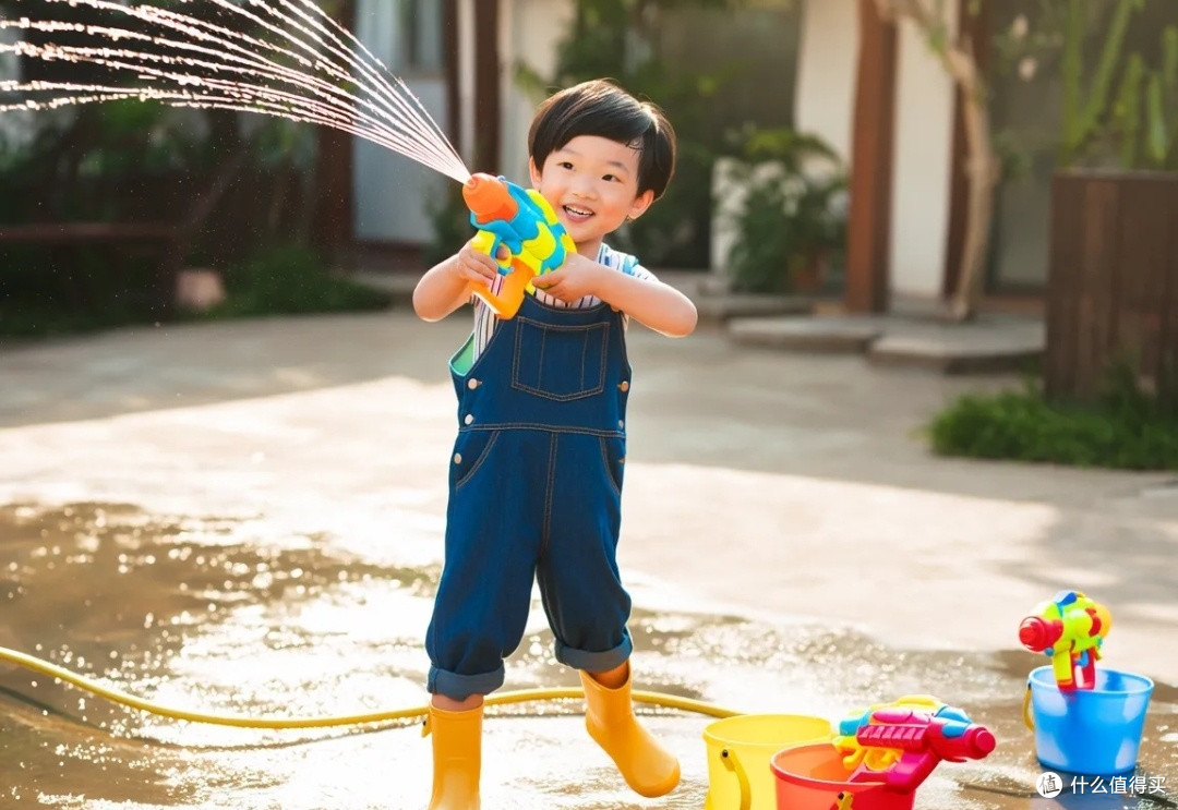 夏日玩水:水枪大战的乐趣