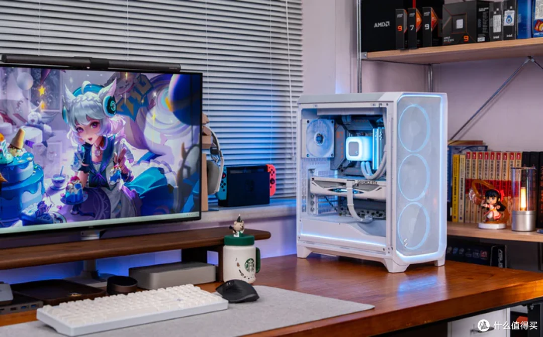 分形工艺Meshify 3+七彩虹X870方舟+影驰5070星曜LUNA装机展示