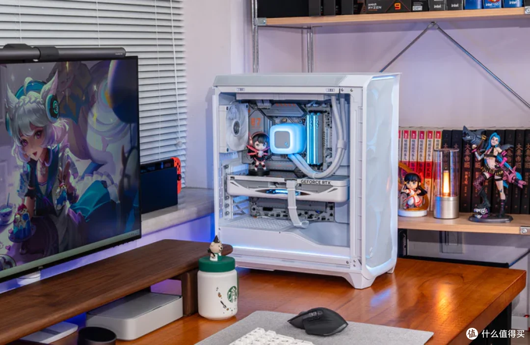 分形工艺Meshify 3+七彩虹X870方舟+影驰5070星曜LUNA装机展示