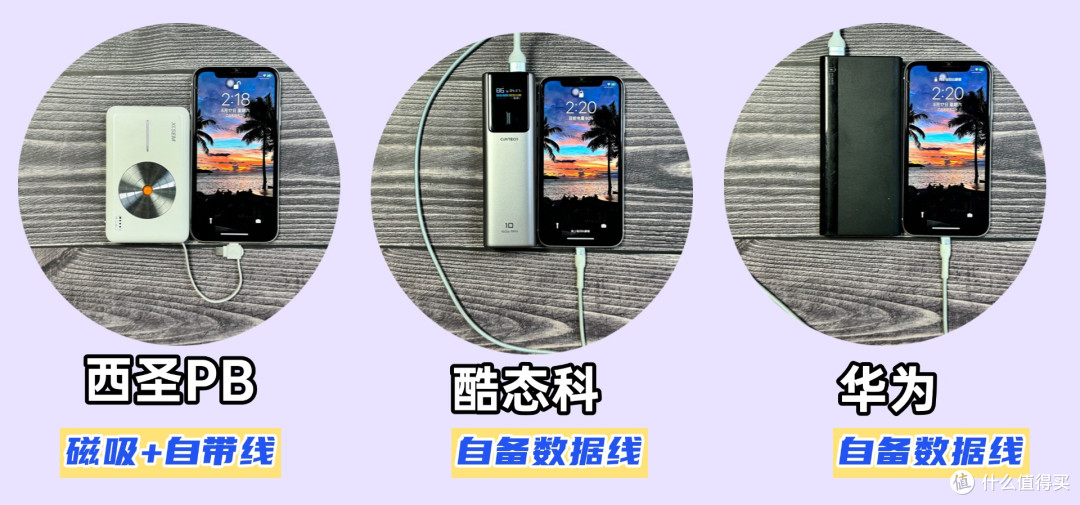 充电宝哪个牌子质量好又耐用?详细测评西圣、酷态科、华为充电宝