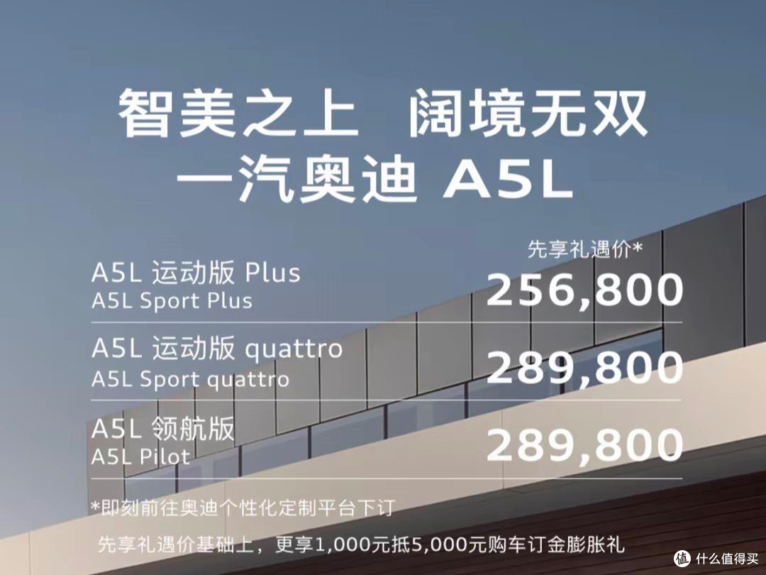 奥迪A5L低价入市:25.68万起,华为乾崑智驾重构豪华车竞争逻辑