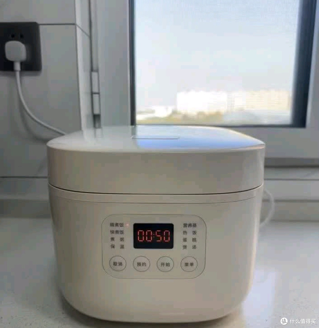 刚入手的米家电饭煲，颜值控表示爱了！