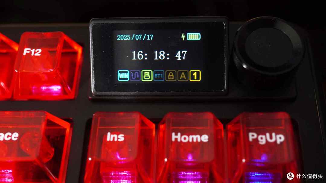 极具特色的键帽方案 - 黑爵MK87三模屏显版
