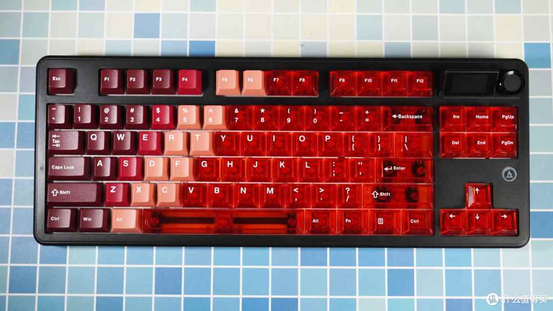 极具特色的键帽方案 - 黑爵MK87三模屏显版