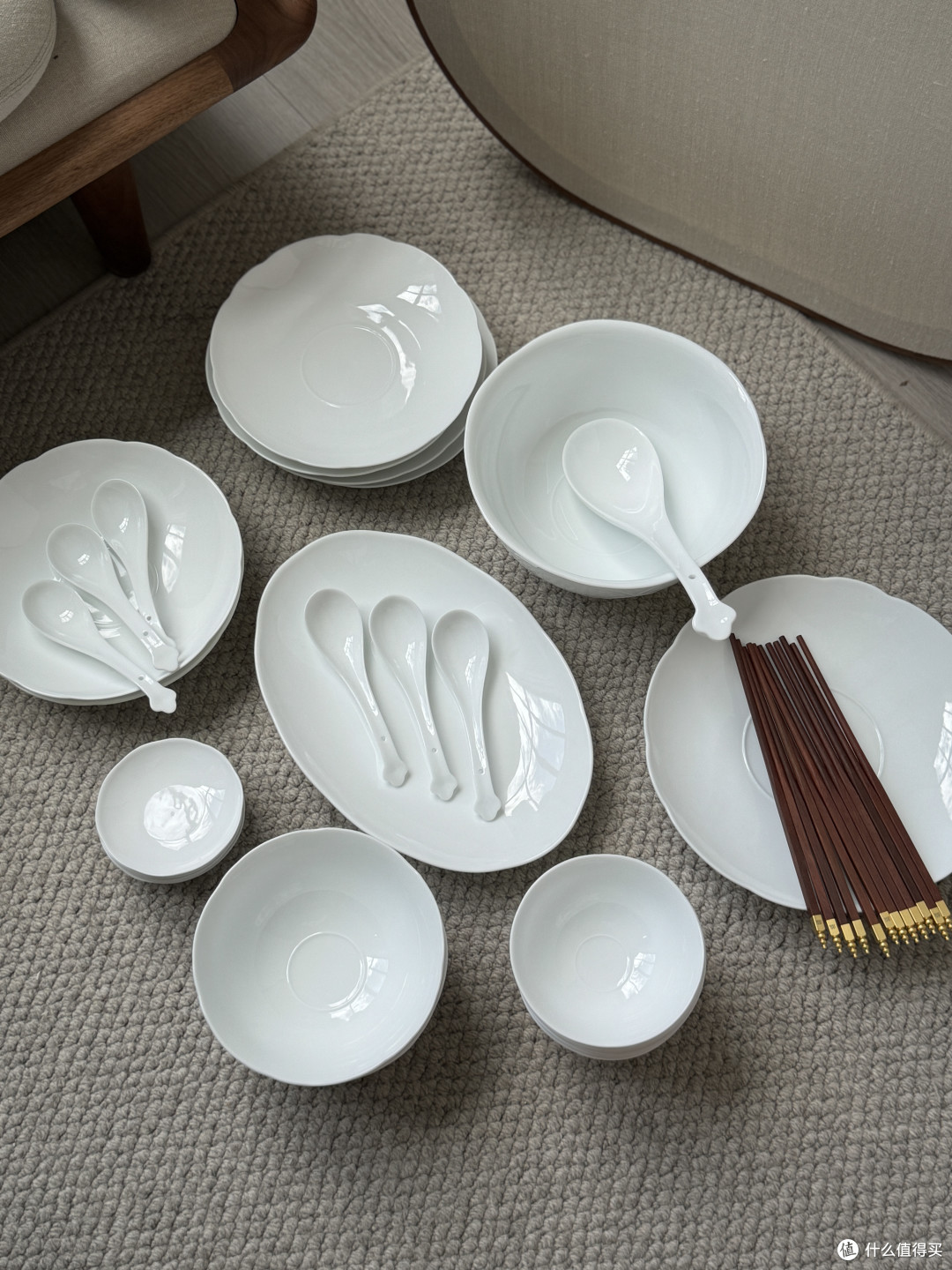 把家里的餐具都换成了景德镇高温高白瓷
