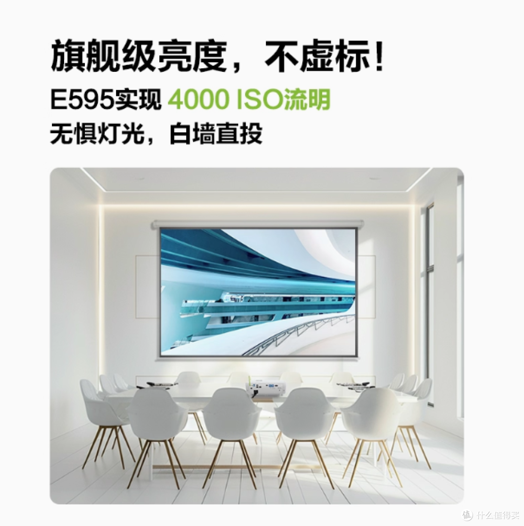 明基 E595 投影仪:商务办公的高效利器