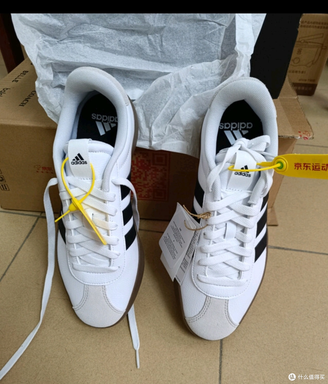 阿迪达斯 (adidas)男 运动休闲鞋 VL COURT 3.0 ID6285 白