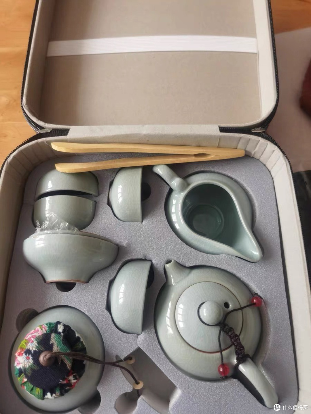 哥窑茶具:露营与办公的小确幸