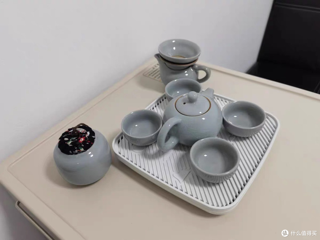 哥窑茶具:露营与办公的小确幸
