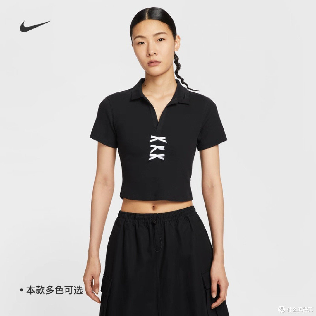 耐克女子POLO秋季新款舒适透气