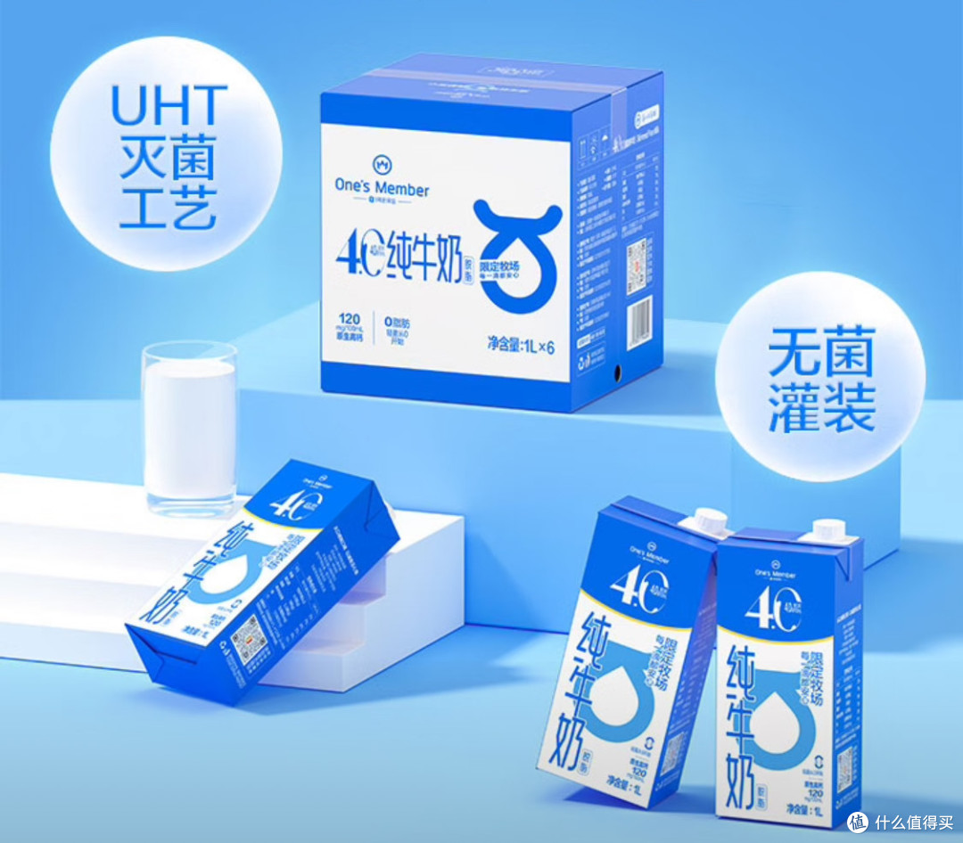 🥛 1号会员店脱脂奶4.0|24元狂囤6盒!减脂党闭眼冲!