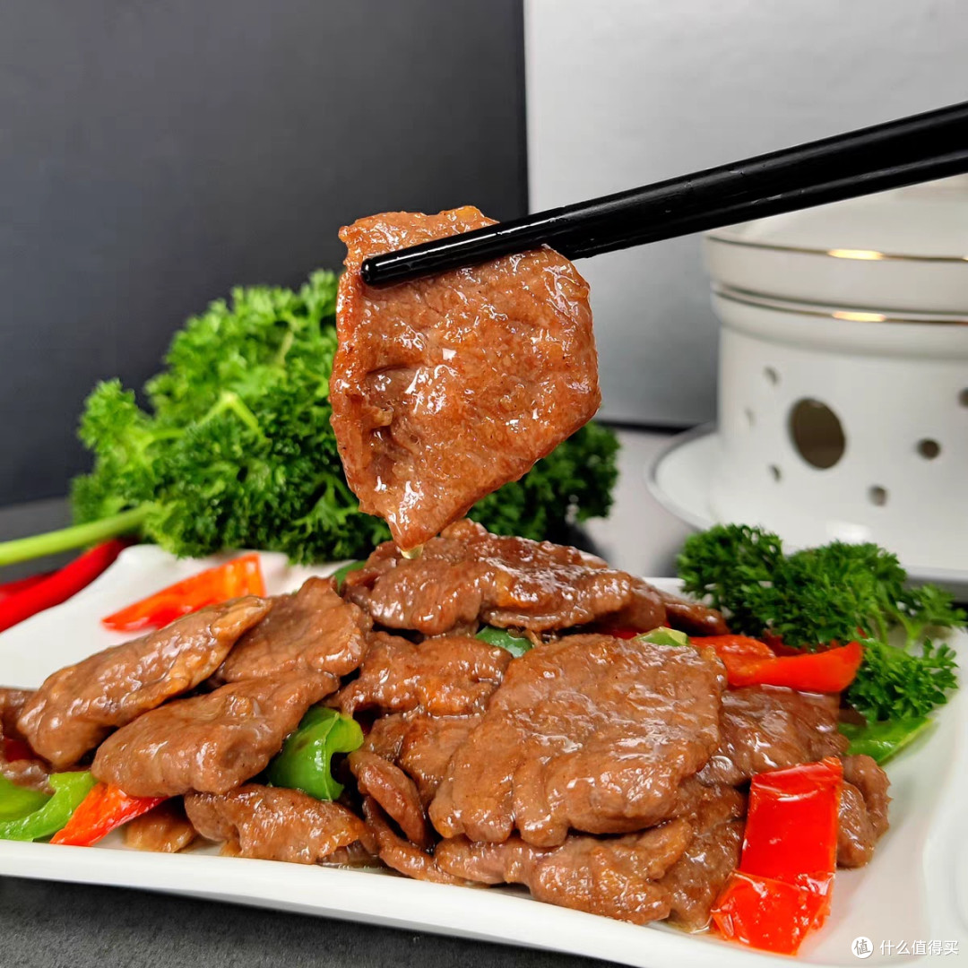 黑椒牛柳肉片的家常做法