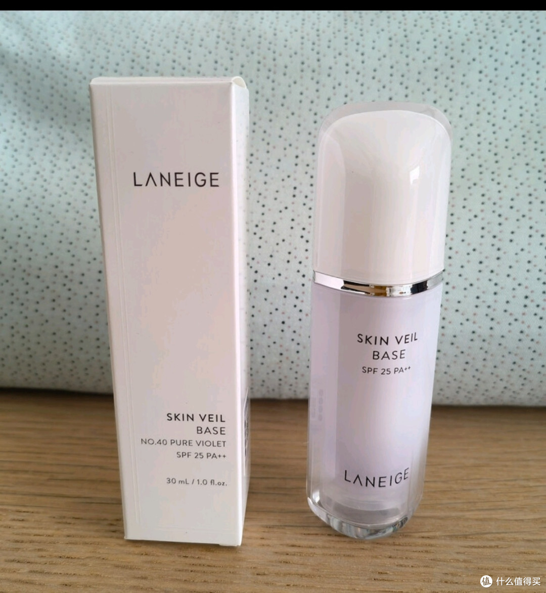 兰芝(LANEIGE)雪纱丝柔隔离乳妆前防晒遮瑕30ml 紫色