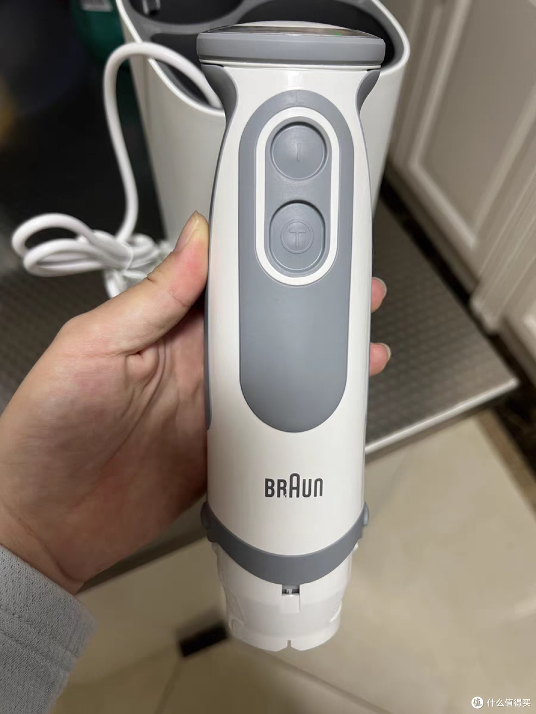 Braun 博朗手持料理棒婴儿辅食搅拌棒多功能料理机电动研棒 M535