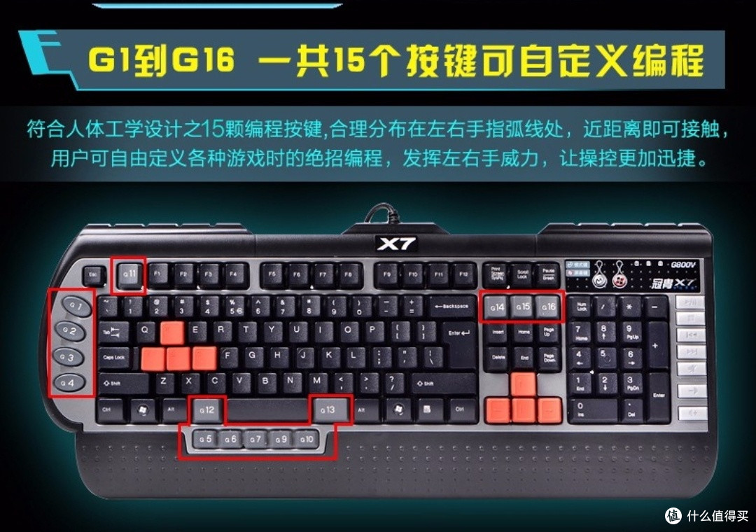 双飞燕X7-G800V：游戏玩家的键盘神器