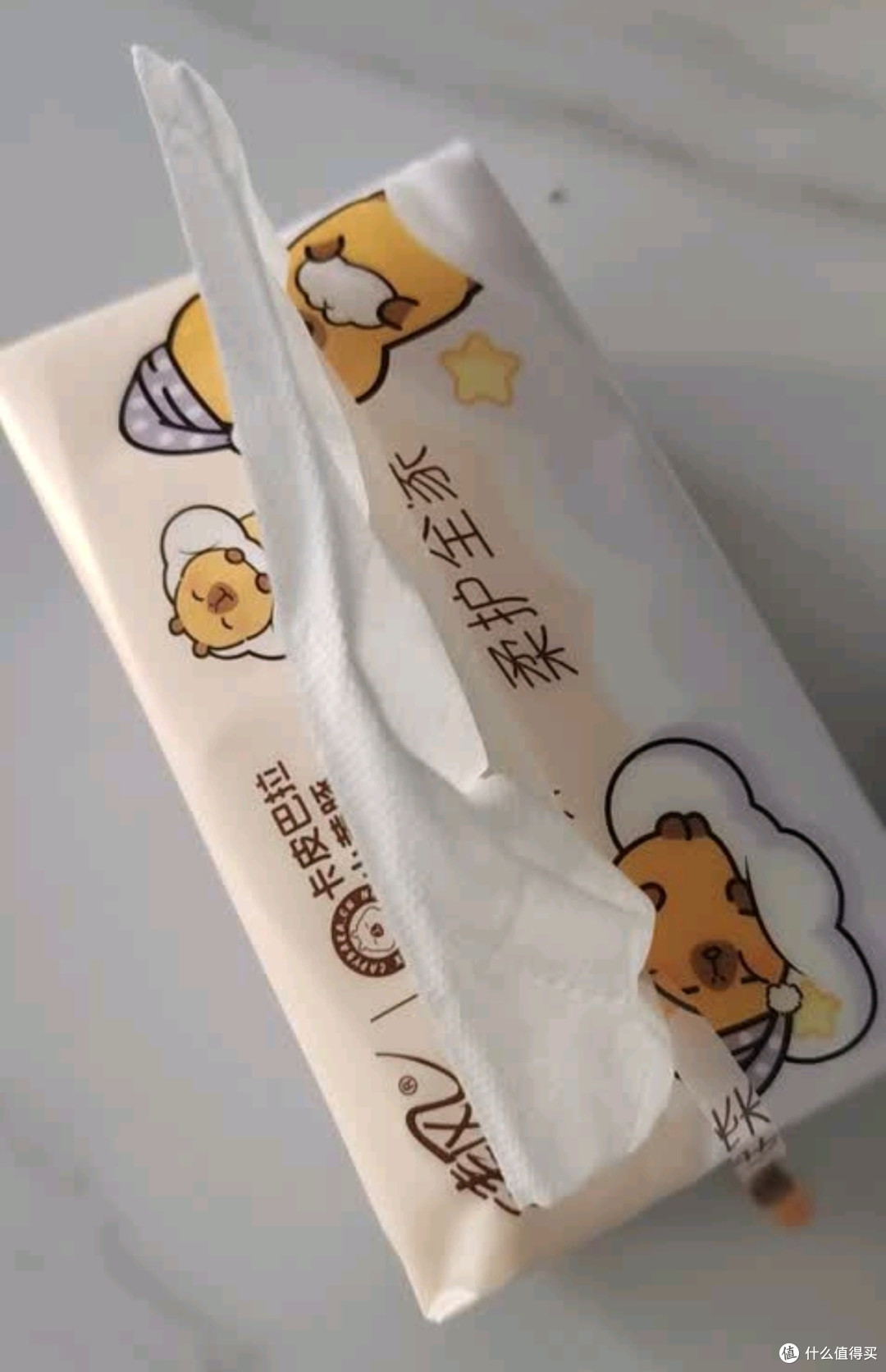 清风（APP）【李昀锐同款】抽纸 卡皮巴拉卡通4层90抽*
