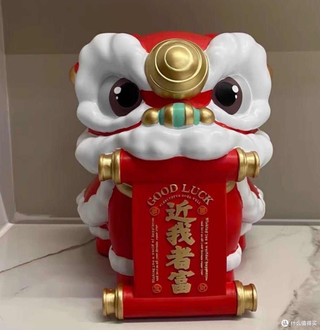 厚牧旗舰店超惊艳的招财醒狮桌面摆件!🎉